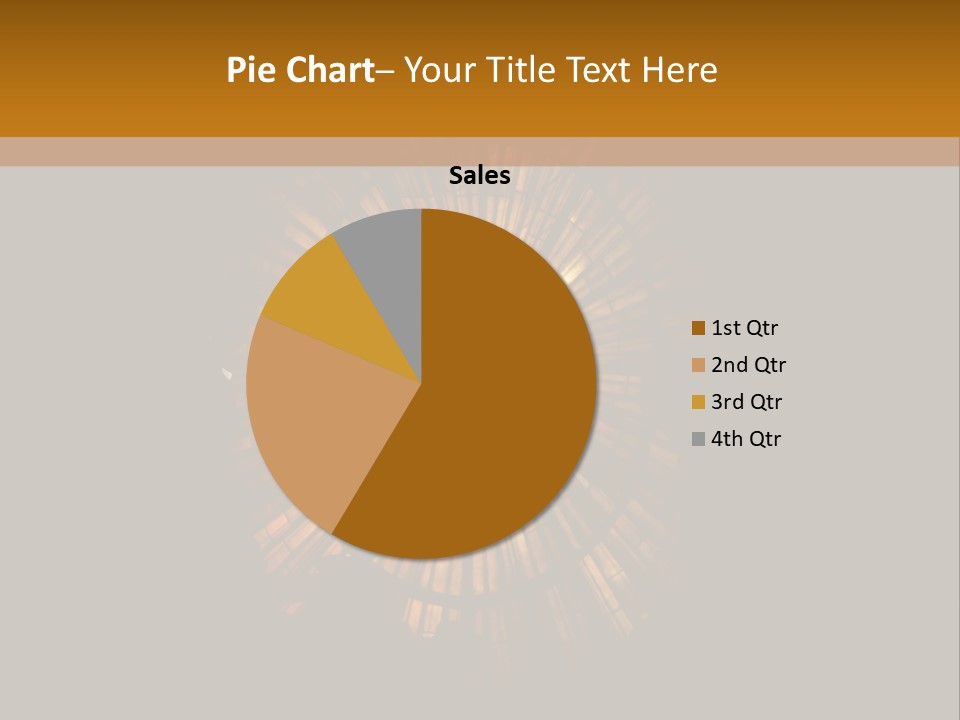 A Clock On A Wall In A Dark Room PowerPoint Template