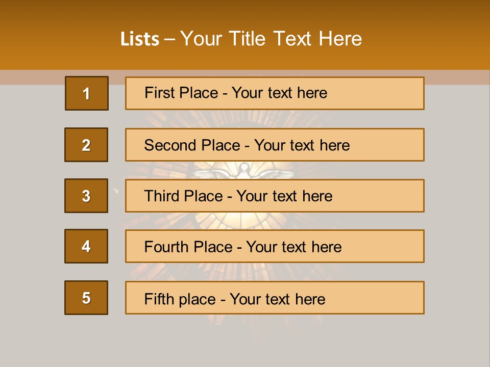 A Clock On A Wall In A Dark Room PowerPoint Template