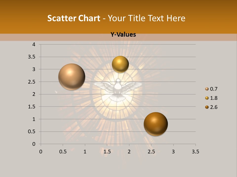 A Clock On A Wall In A Dark Room PowerPoint Template
