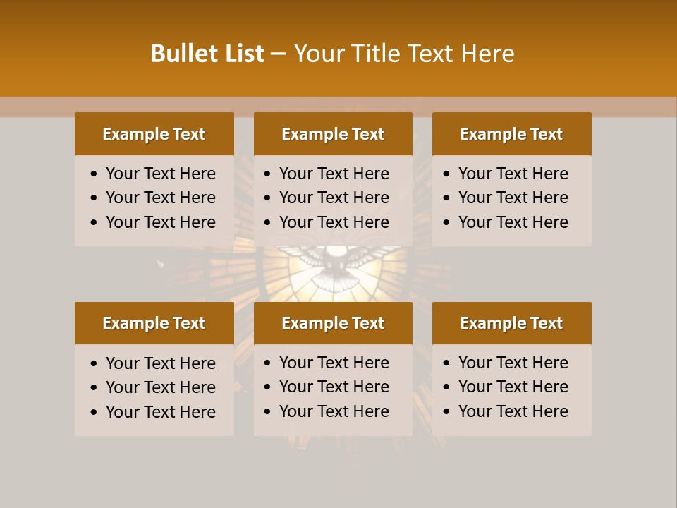 A Clock On A Wall In A Dark Room PowerPoint Template