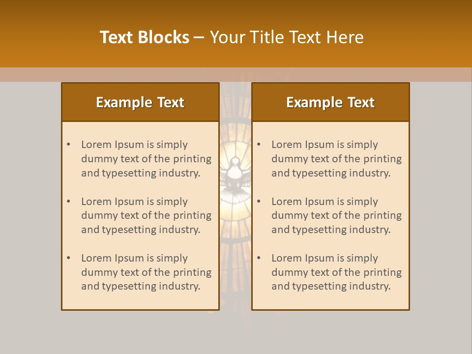 A Clock On A Wall In A Dark Room PowerPoint Template