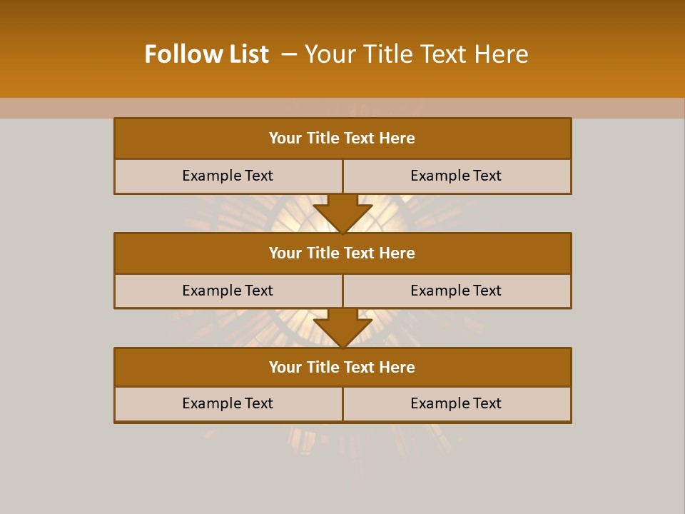 A Clock On A Wall In A Dark Room PowerPoint Template