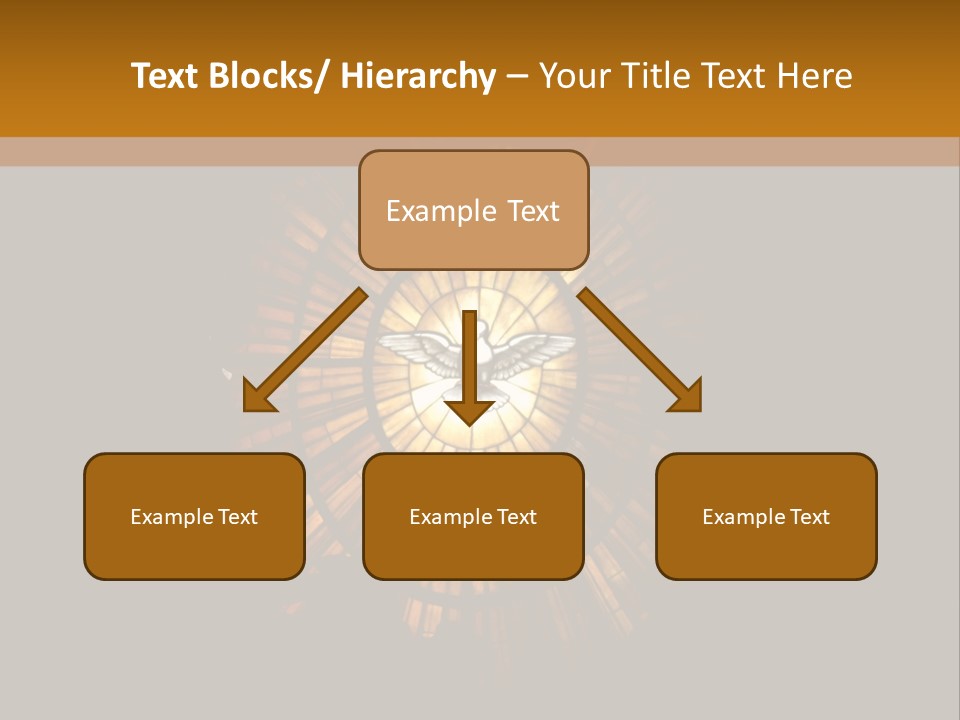 A Clock On A Wall In A Dark Room PowerPoint Template