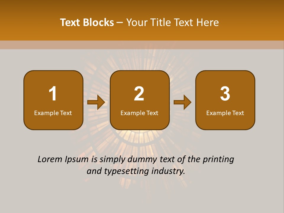 A Clock On A Wall In A Dark Room PowerPoint Template