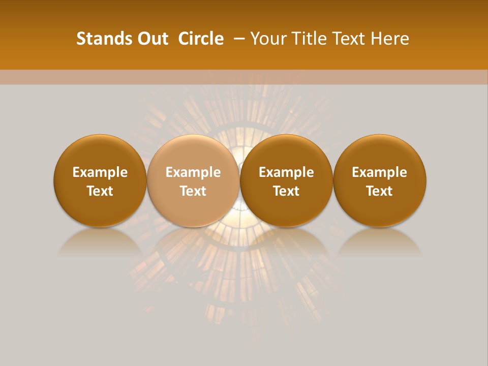 A Clock On A Wall In A Dark Room PowerPoint Template