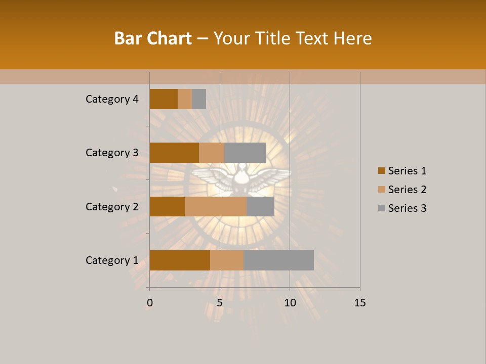 A Clock On A Wall In A Dark Room PowerPoint Template