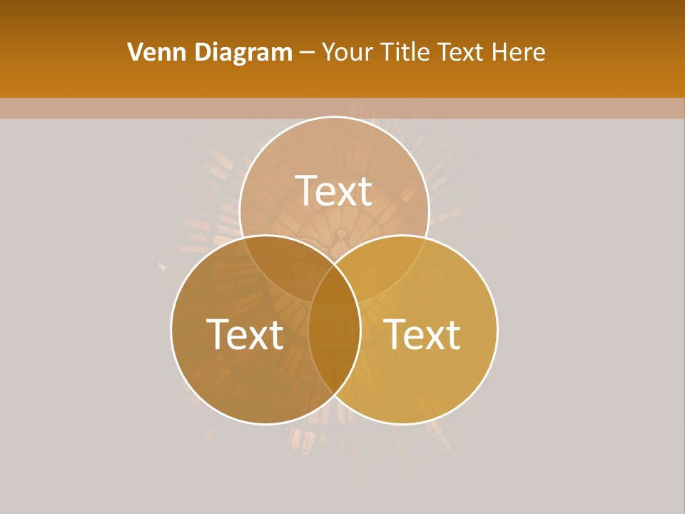 A Clock On A Wall In A Dark Room PowerPoint Template