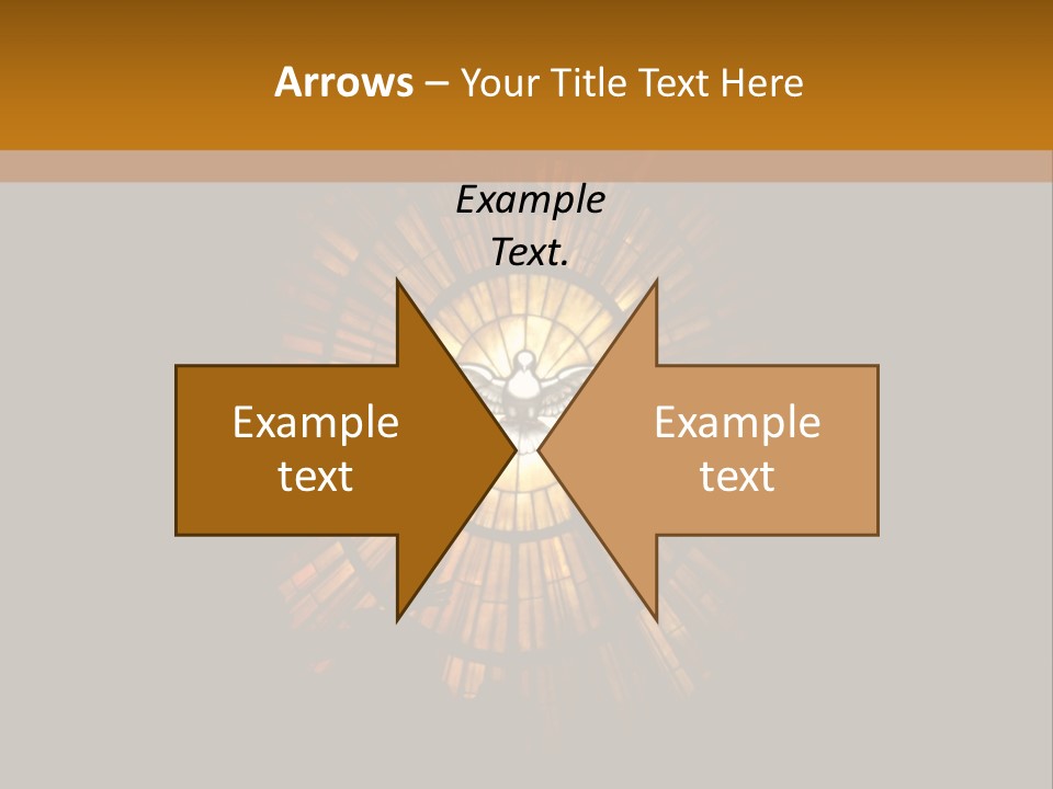A Clock On A Wall In A Dark Room PowerPoint Template