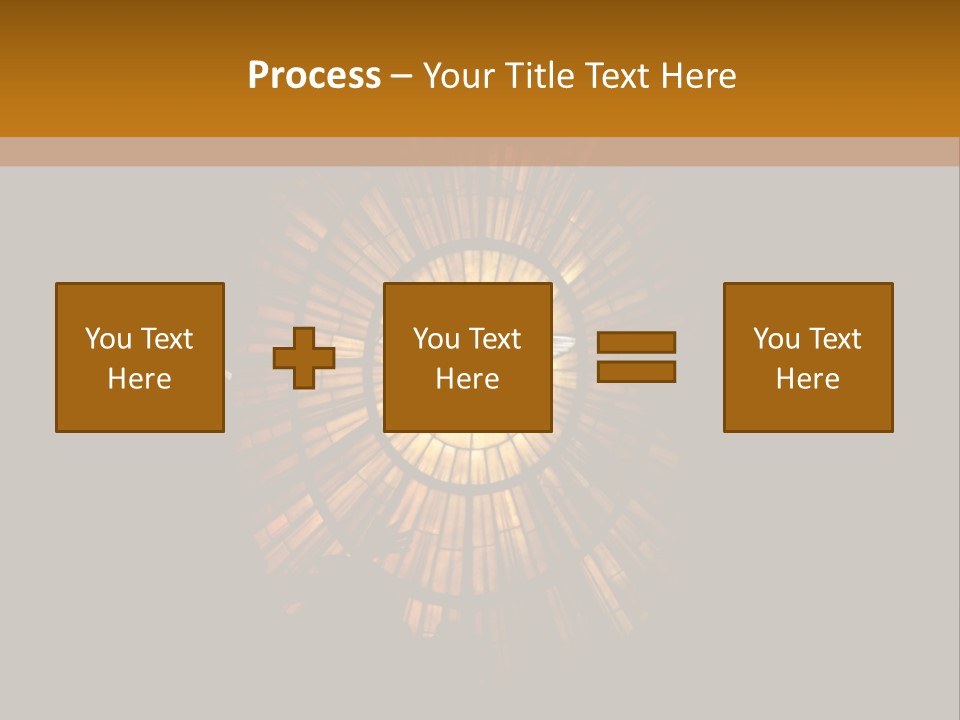 A Clock On A Wall In A Dark Room PowerPoint Template