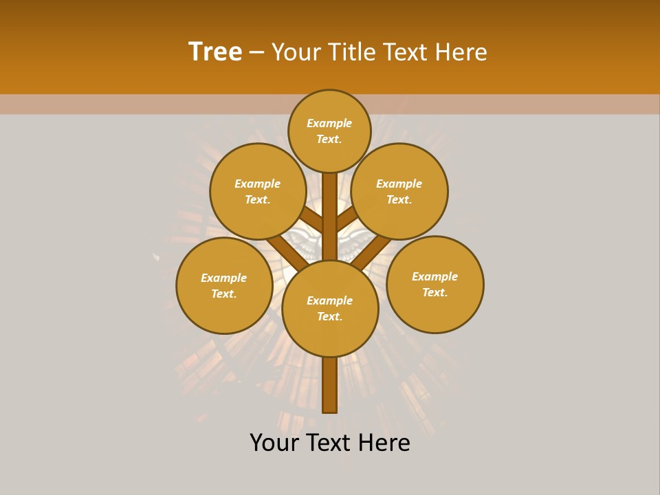 A Clock On A Wall In A Dark Room PowerPoint Template