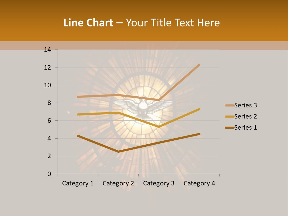 A Clock On A Wall In A Dark Room PowerPoint Template
