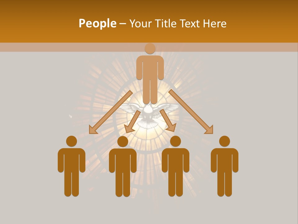 A Clock On A Wall In A Dark Room PowerPoint Template