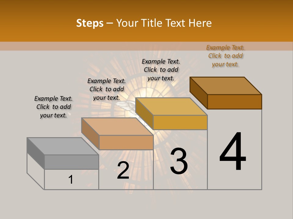 A Clock On A Wall In A Dark Room PowerPoint Template