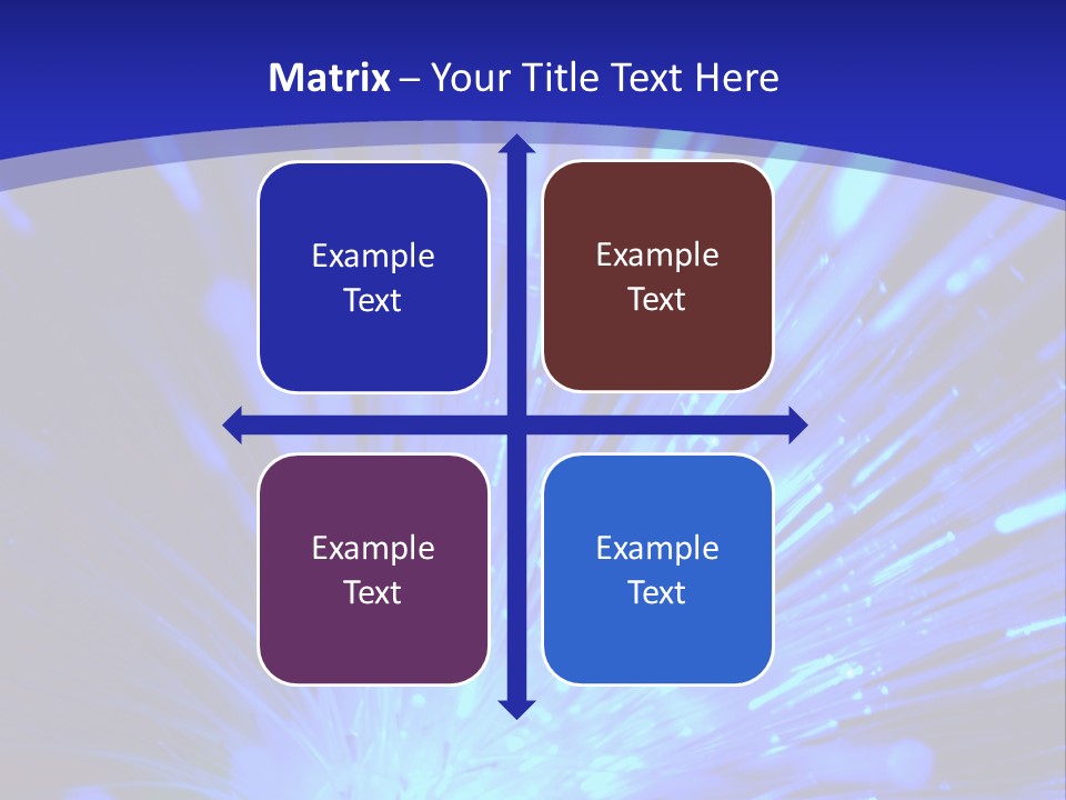 Light Path From Right PowerPoint Template
