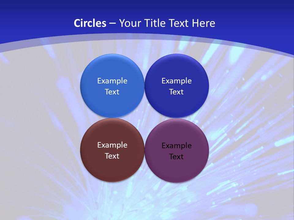 Light Path From Right PowerPoint Template