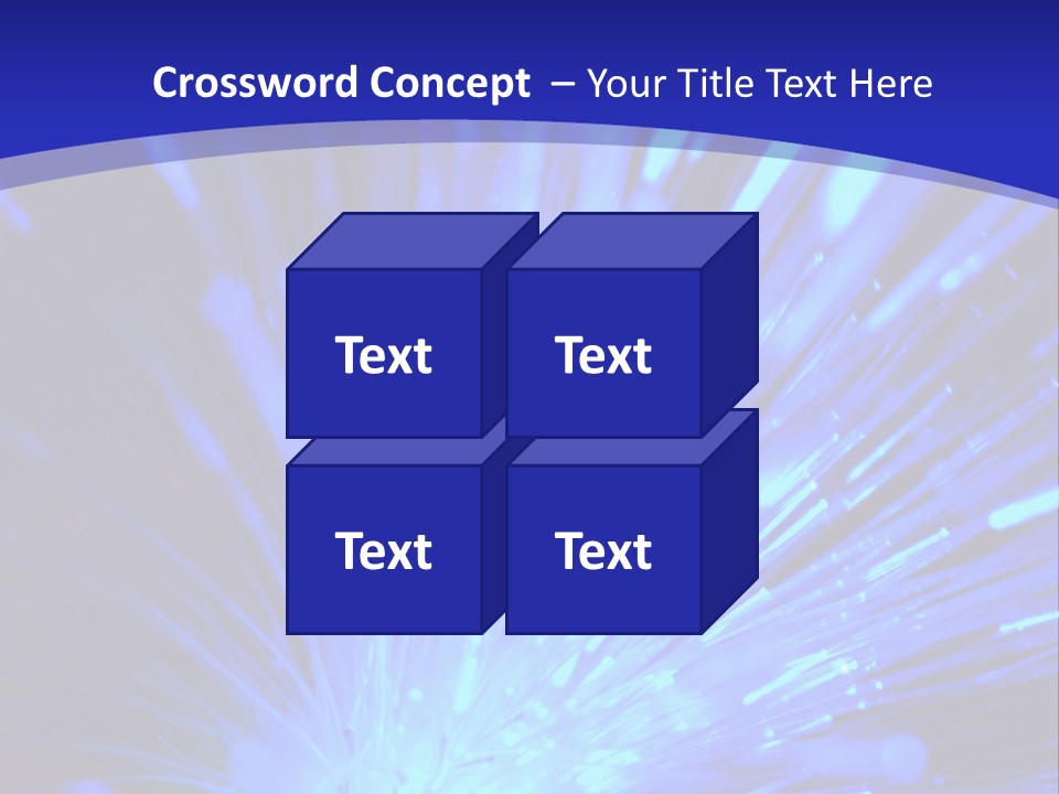 Light Path From Right PowerPoint Template