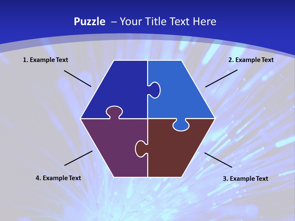 Light Path From Right PowerPoint Template
