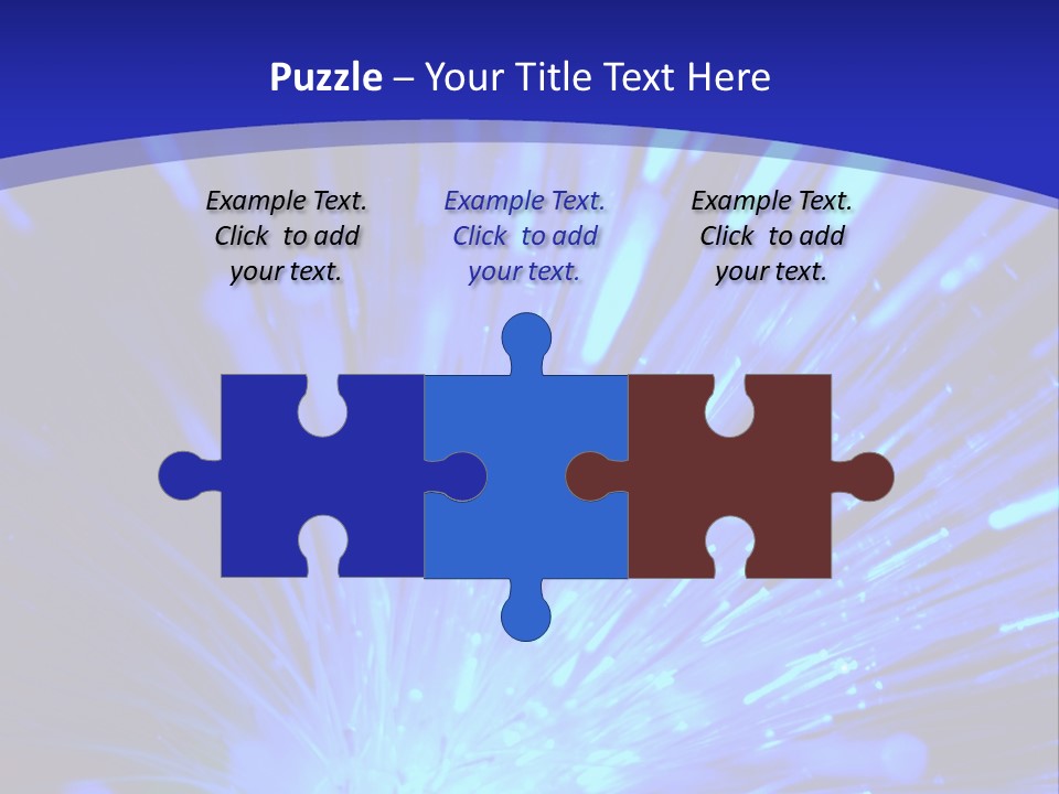 Light Path From Right PowerPoint Template