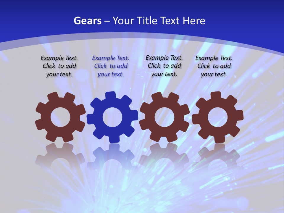 Light Path From Right PowerPoint Template