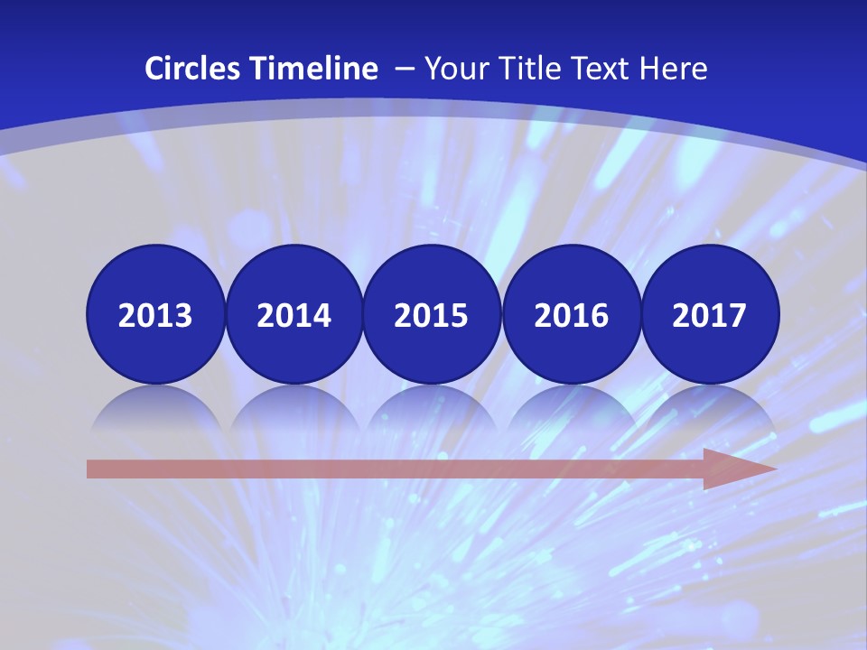 Light Path From Right PowerPoint Template