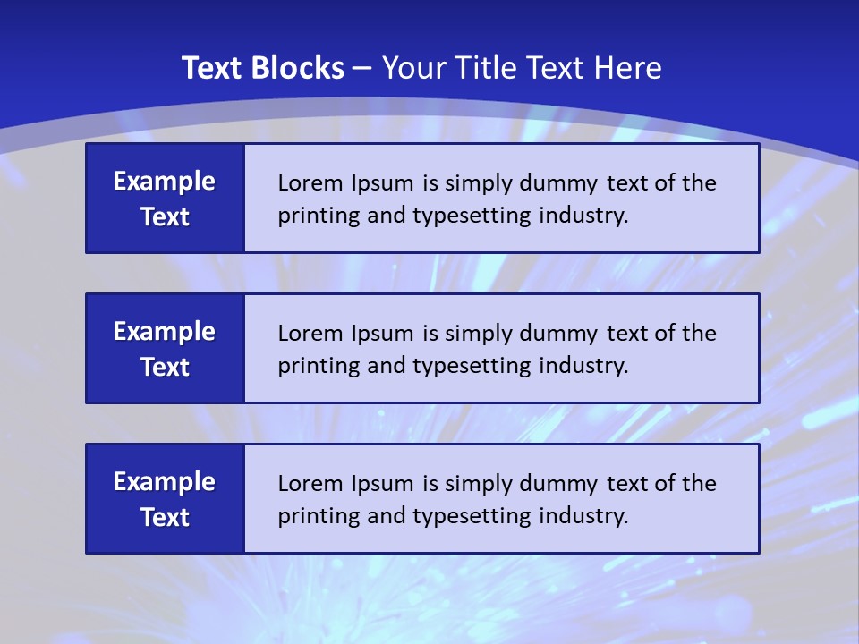 Light Path From Right PowerPoint Template