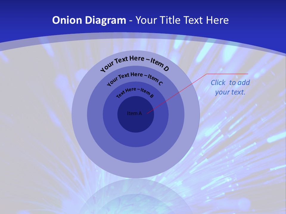 Light Path From Right PowerPoint Template