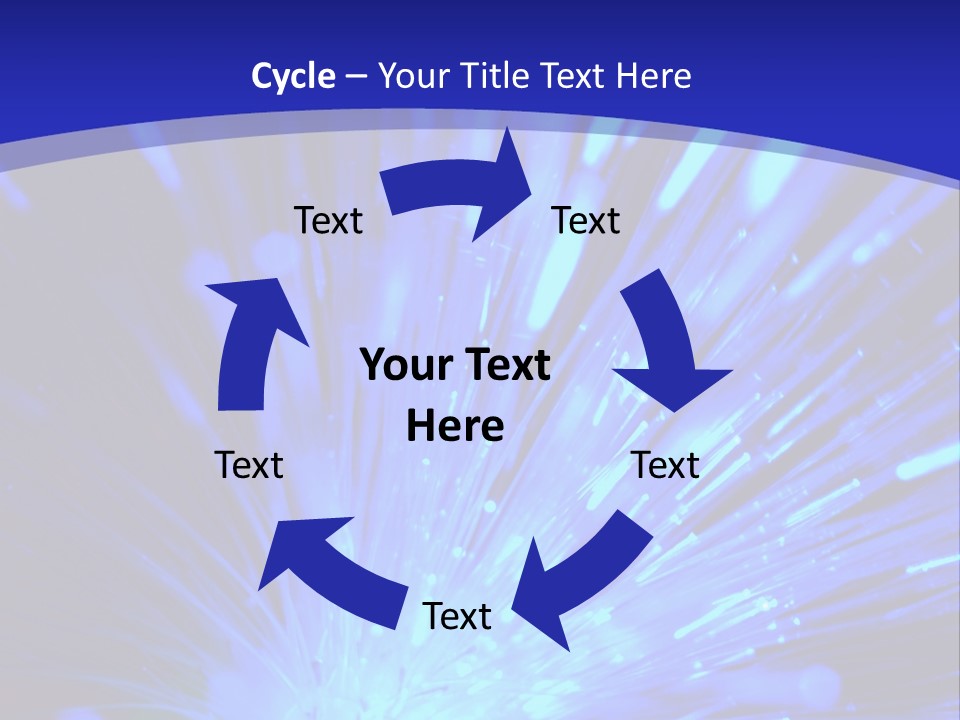 Light Path From Right PowerPoint Template