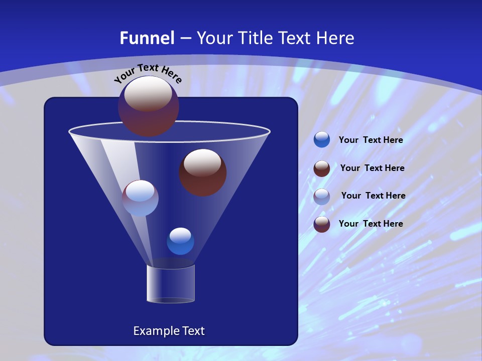 Light Path From Right PowerPoint Template