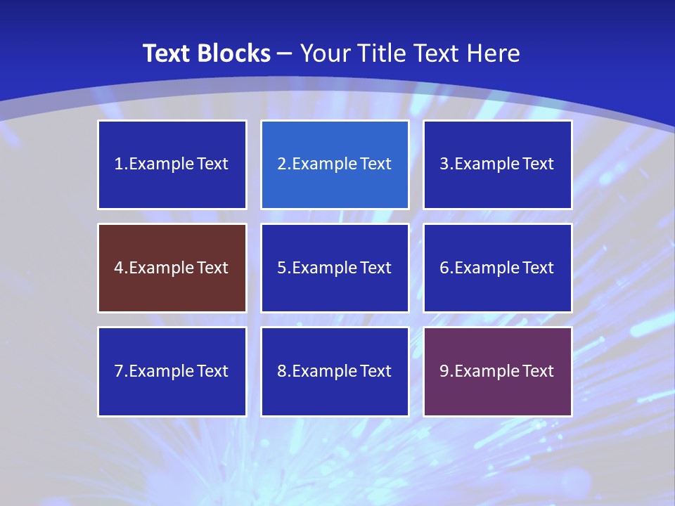 Light Path From Right PowerPoint Template