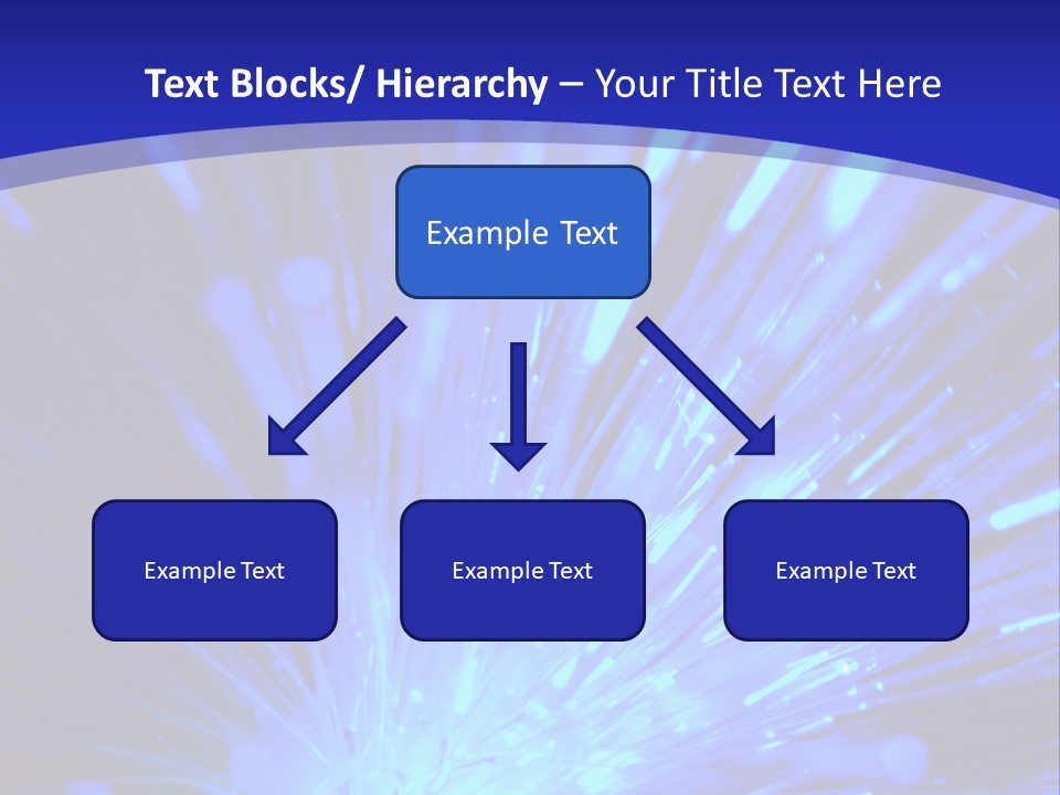 Light Path From Right PowerPoint Template