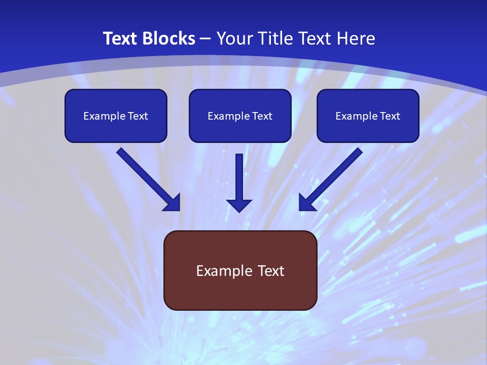 Light Path From Right PowerPoint Template