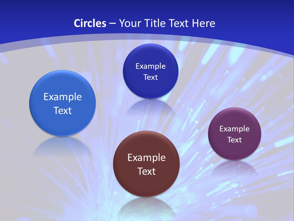 Light Path From Right PowerPoint Template
