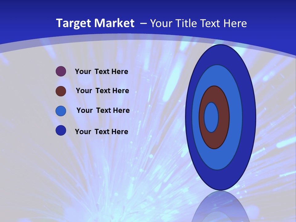 Light Path From Right PowerPoint Template