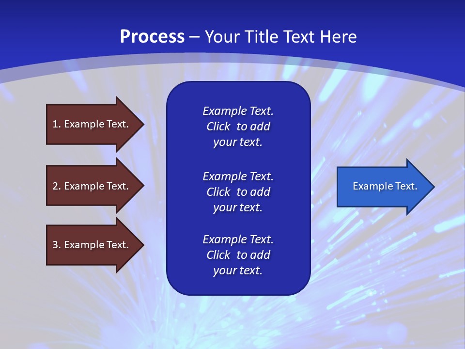 Light Path From Right PowerPoint Template