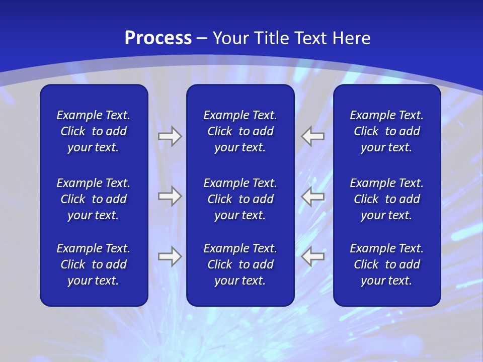 Light Path From Right PowerPoint Template