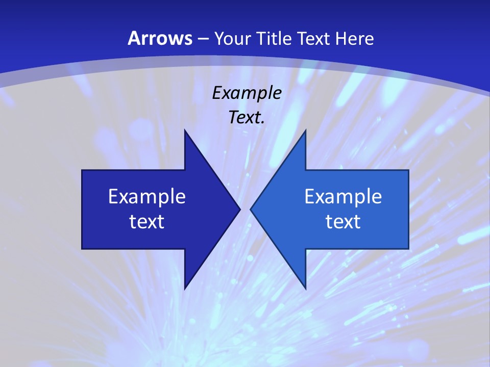 Light Path From Right PowerPoint Template