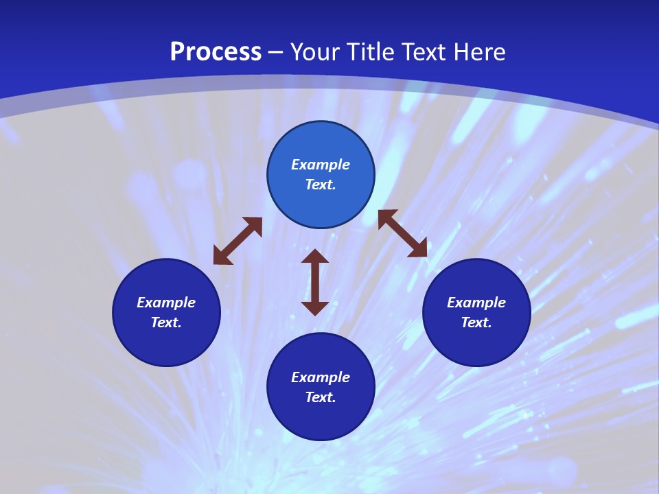 Light Path From Right PowerPoint Template