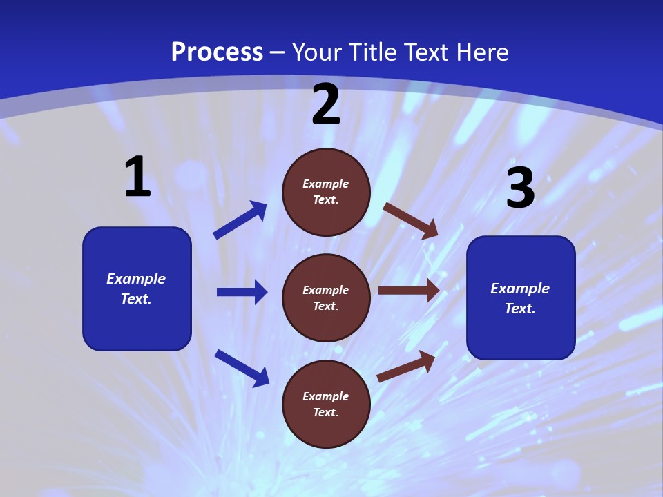 Light Path From Right PowerPoint Template