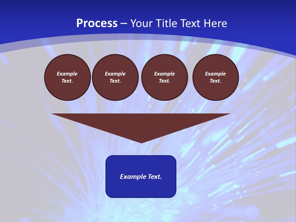Light Path From Right PowerPoint Template