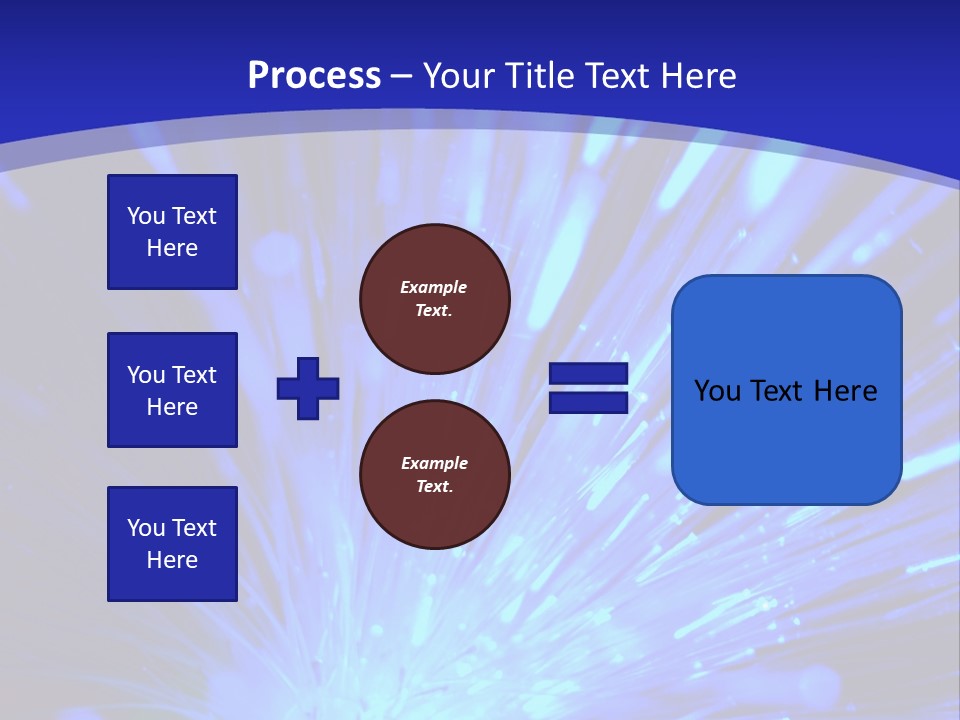 Light Path From Right PowerPoint Template