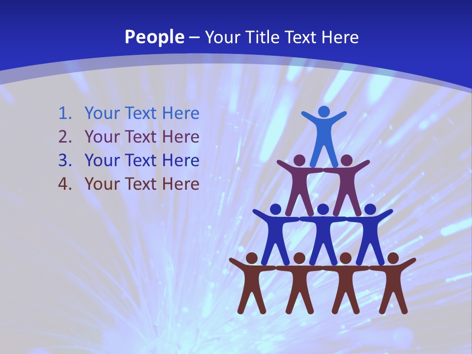 Light Path From Right PowerPoint Template