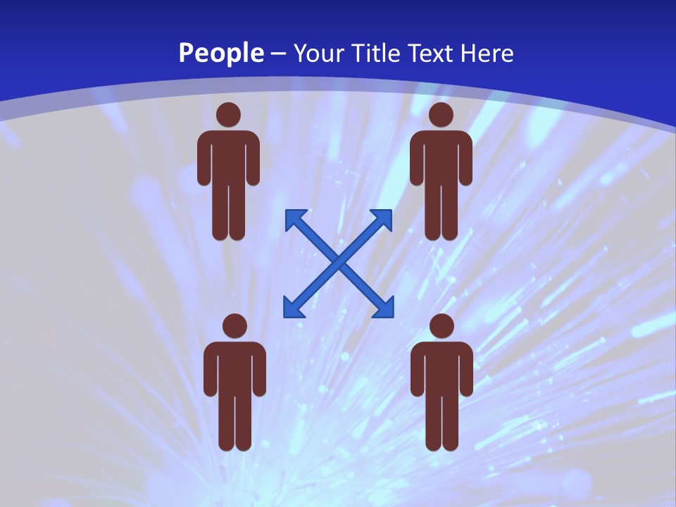 Light Path From Right PowerPoint Template