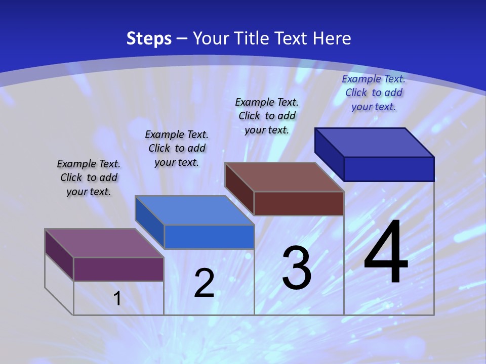 Light Path From Right PowerPoint Template