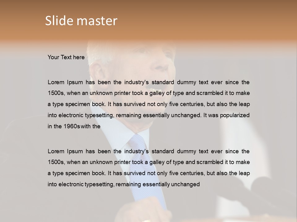 John Mccain PowerPoint Template
