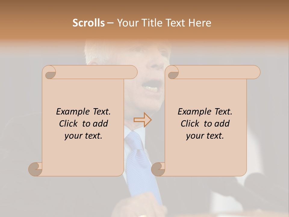 John Mccain PowerPoint Template