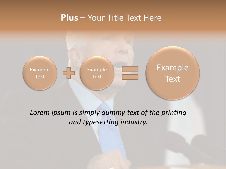 John Mccain PowerPoint Template