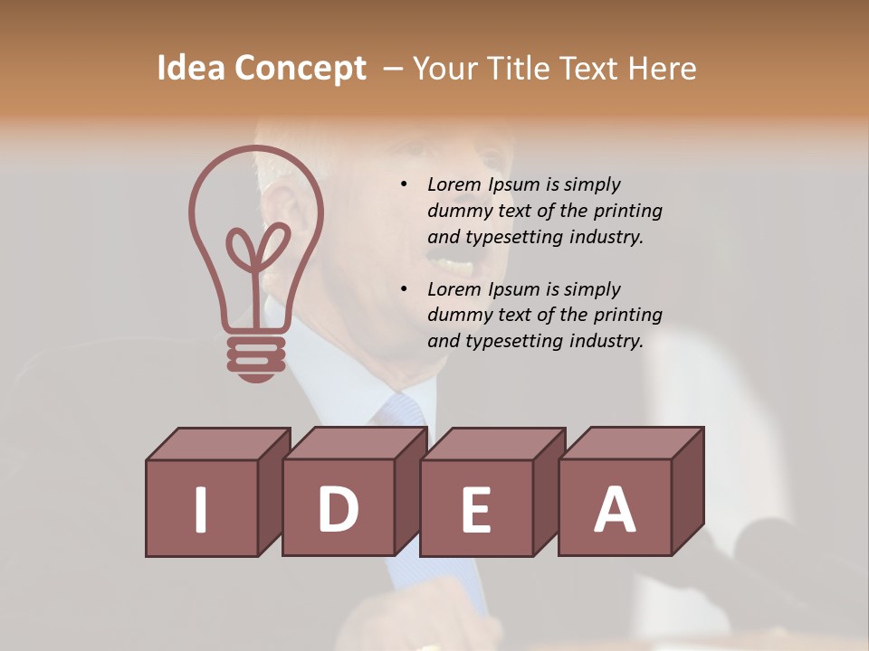 John Mccain PowerPoint Template