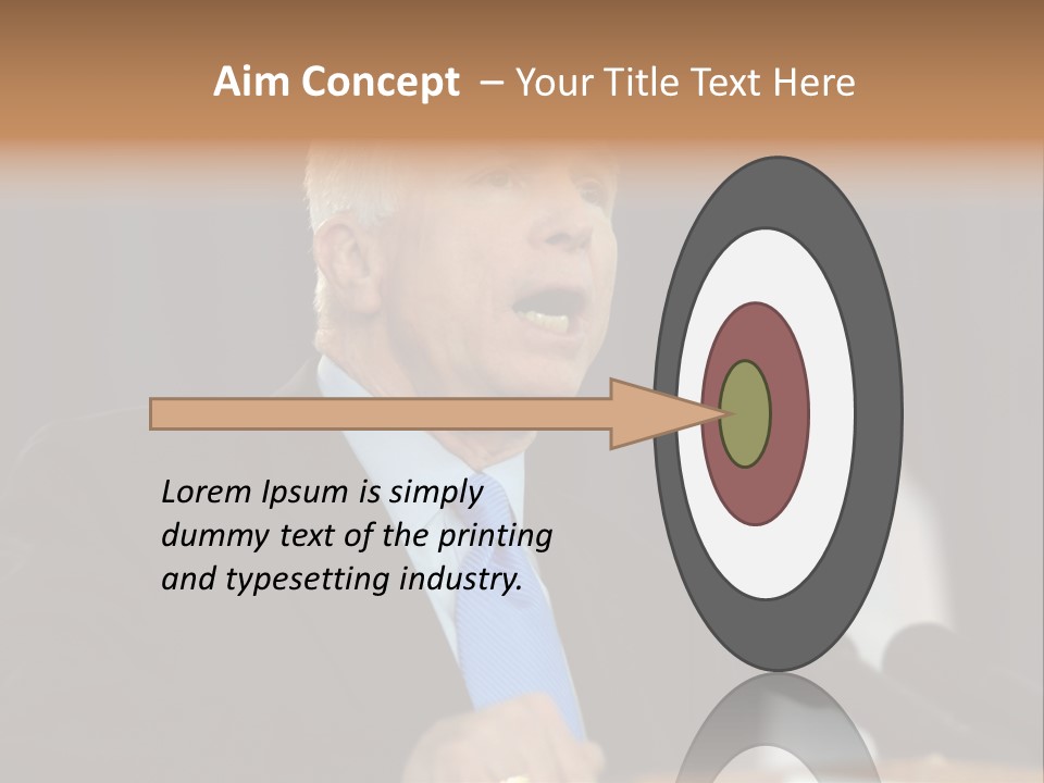 John Mccain PowerPoint Template