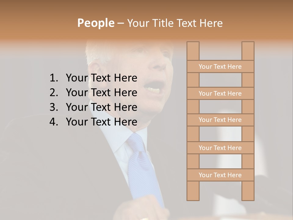 John Mccain PowerPoint Template