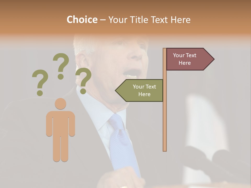 John Mccain PowerPoint Template